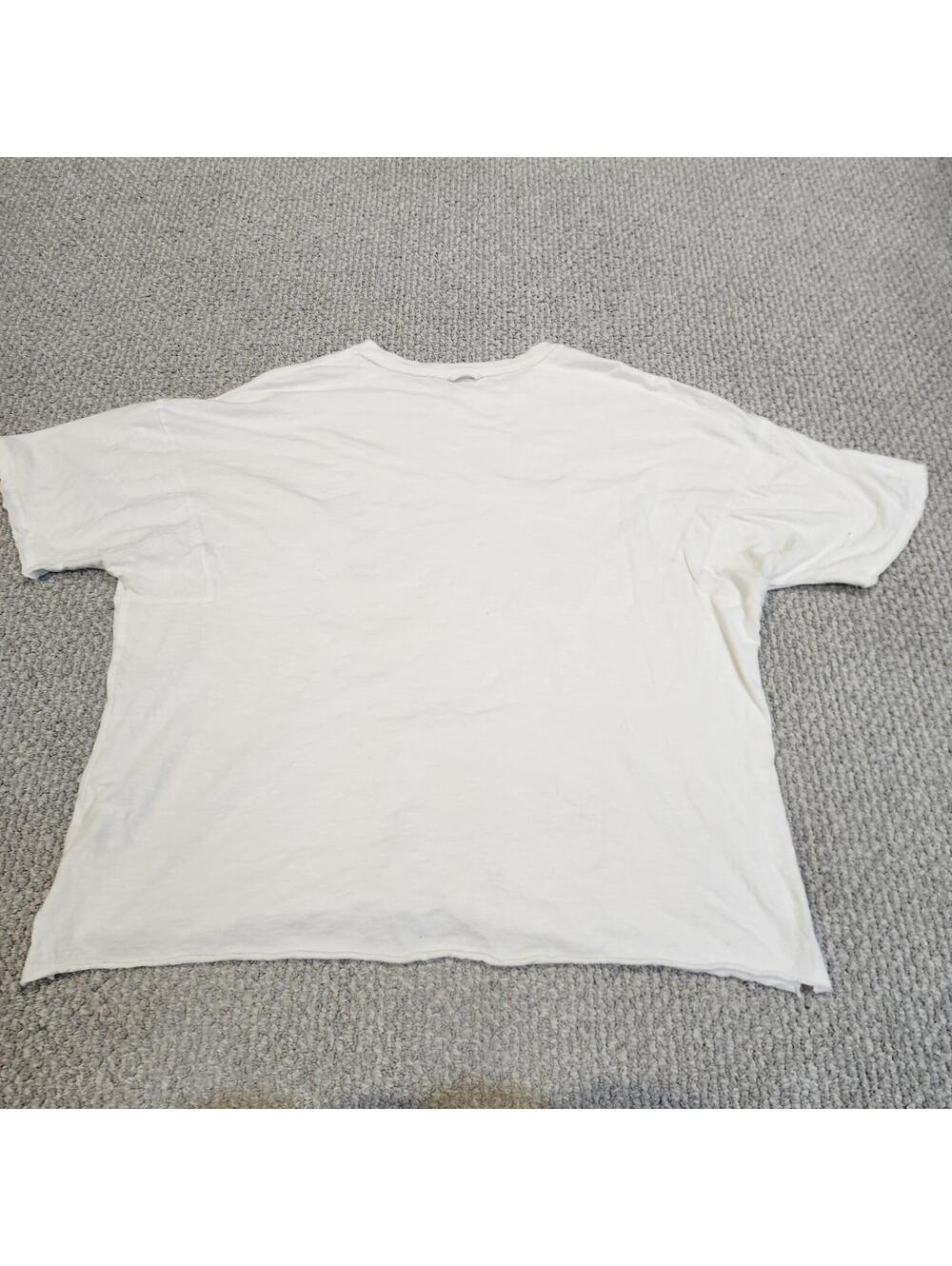 Aerie Take It Easy Turtle Graphic T-Shirt White Size XL - Picture 8 of 8